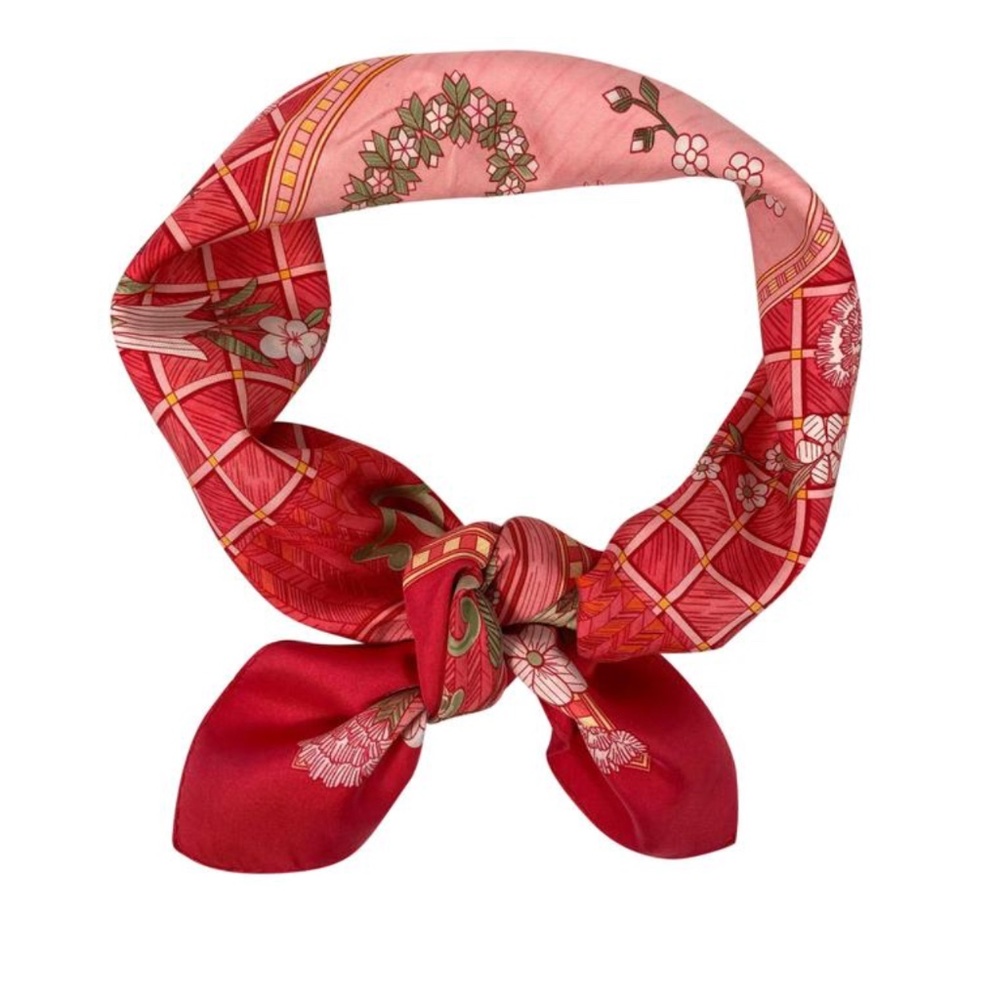 Hermes Silk Scarf "jeux de paille